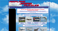 Desktop Screenshot of airplane-jigsaw-puzzles.com
